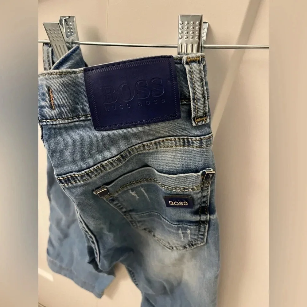 Boys Hugo Hugo Boss Denim Shorts Size 6
